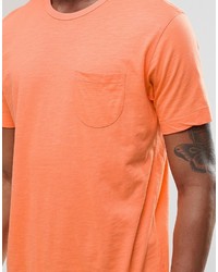 orange T-Shirt mit einem Rundhalsausschnitt von YMC