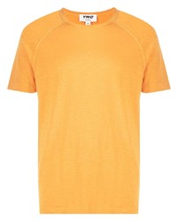 orange T-Shirt mit einem Rundhalsausschnitt von YMC