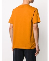 orange T-Shirt mit einem Rundhalsausschnitt von PS Paul Smith