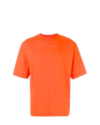 orange T-Shirt mit einem Rundhalsausschnitt von Études