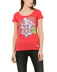 orange T-shirt von Desigual