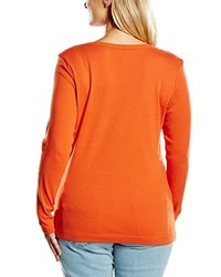 orange T-shirt von Sheego