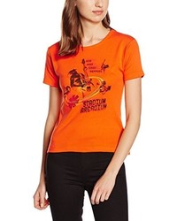 orange T-shirt