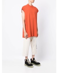 orange Trägershirt von Rick Owens DRKSHDW