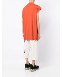 orange Trägershirt von Rick Owens DRKSHDW