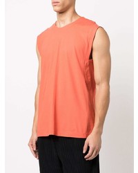 orange Trägershirt von Homme Plissé Issey Miyake