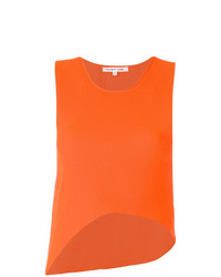 orange Trägershirt von Helmut Lang
