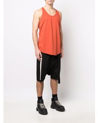 orange Trägershirt von Rick Owens DRKSHDW