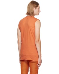 orange Trägershirt von Rick Owens