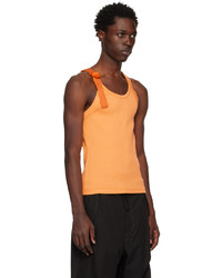 orange Trägershirt von Dion Lee