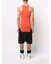 orange Trägershirt von Rick Owens DRKSHDW