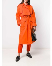 orange Trenchcoat von Eudon Choi