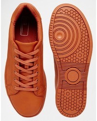 orange Turnschuhe von Asos