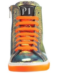 orange Turnschuhe von P1