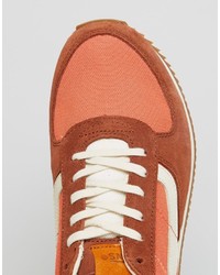 orange Turnschuhe von Vans