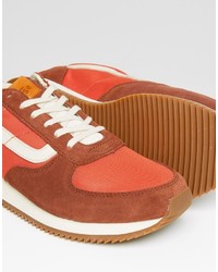 orange Turnschuhe von Vans