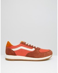 orange Turnschuhe von Vans