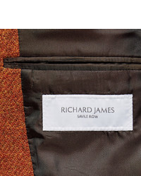 orange Tweed Sakko von Richard James