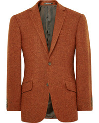orange Tweed Sakko von Richard James
