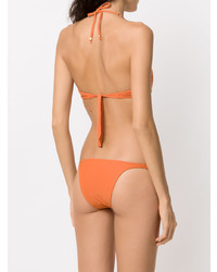 orange verziertes Bikinioberteil von Amir Slama