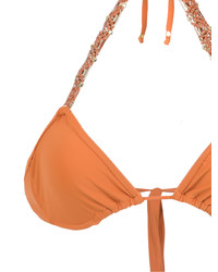 orange verziertes Bikinioberteil von Amir Slama