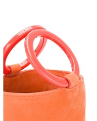 orange Wildleder Beuteltasche von Simon Miller