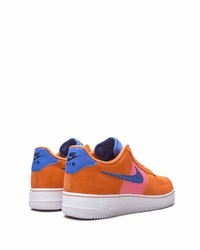 orange Wildleder niedrige Sneakers von Nike