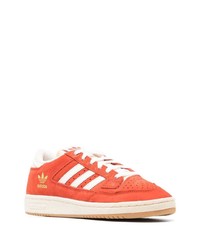 orange Wildleder niedrige Sneakers von adidas