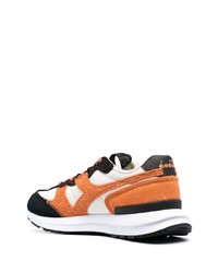 orange Wildleder niedrige Sneakers von Diadora