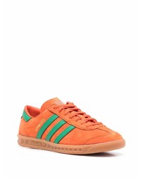 orange Wildleder niedrige Sneakers von adidas