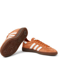 orange Wildleder niedrige Sneakers von adidas Originals