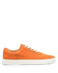 orange Wildleder niedrige Sneakers von Harrys Of London