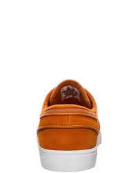 orange Wildleder niedrige Sneakers von Nike Sportswear