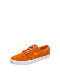 orange Wildleder niedrige Sneakers von Nike Sportswear