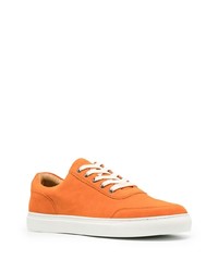 orange Wildleder niedrige Sneakers von Harrys Of London