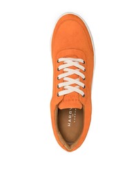 orange Wildleder niedrige Sneakers von Harrys Of London