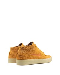 orange Wildleder niedrige Sneakers von Nike