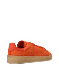 orange Wildleder niedrige Sneakers von adidas