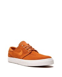 orange Wildleder niedrige Sneakers von Nike