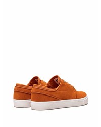 orange Wildleder niedrige Sneakers von Nike