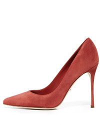 orange Wildleder Pumps von Sergio Rossi