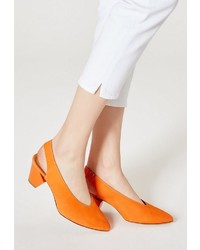 orange Wildleder Pumps von RISA