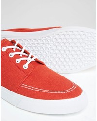 orange Wildleder Turnschuhe von Asos