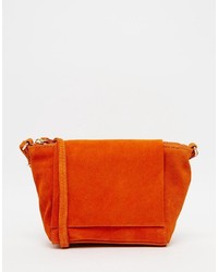 orange Wildledertaschen von Asos