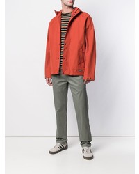 orange Windjacke von Barbour