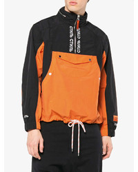 orange Windjacke