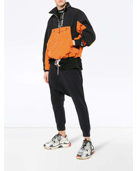 orange Windjacke