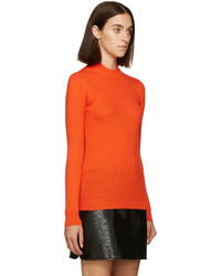 orange Wollpullover von Courreges