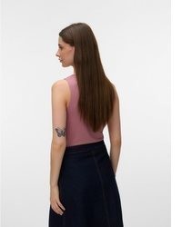 rosa ärmelloses Oberteil von Vero Moda