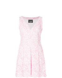 rosa ausgestelltes Kleid aus Spitze von Boutique Moschino